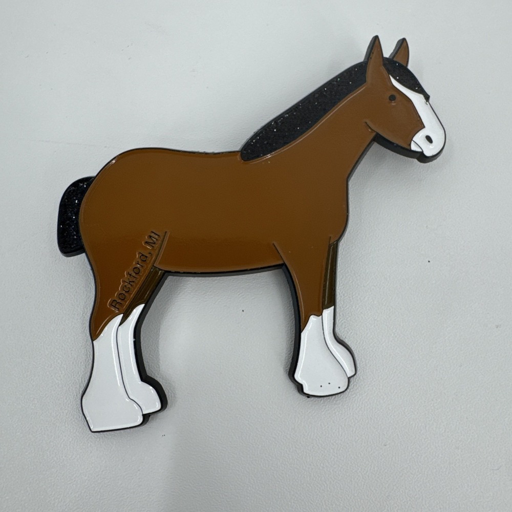 Horse Lapel Pins Set Of 5 Rockford, MI Multi Color &‎ Size Equestrian Riding - Picture 4 of 16